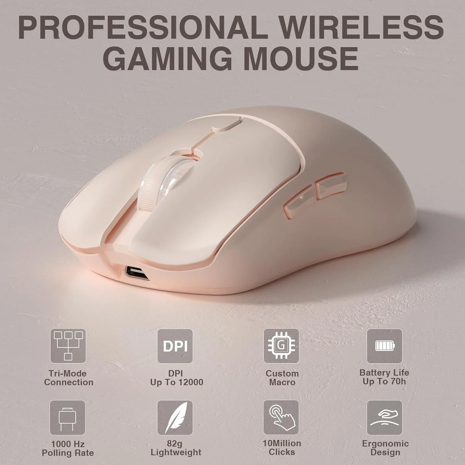 Esports In Gaming - Ratón Inalámbrico para Juegos AULA SC580X