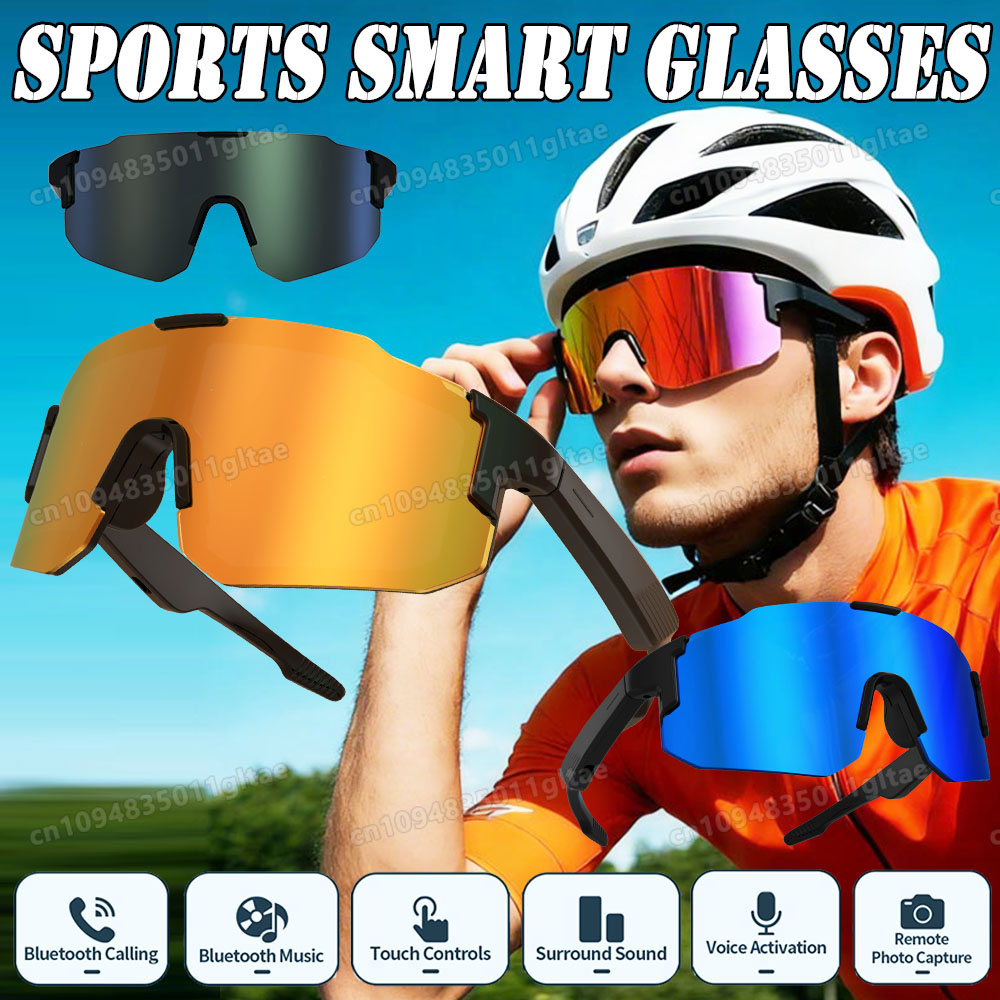 Esports In Gaming - Gafas Inteligentes de Ciclismo con Cámara,