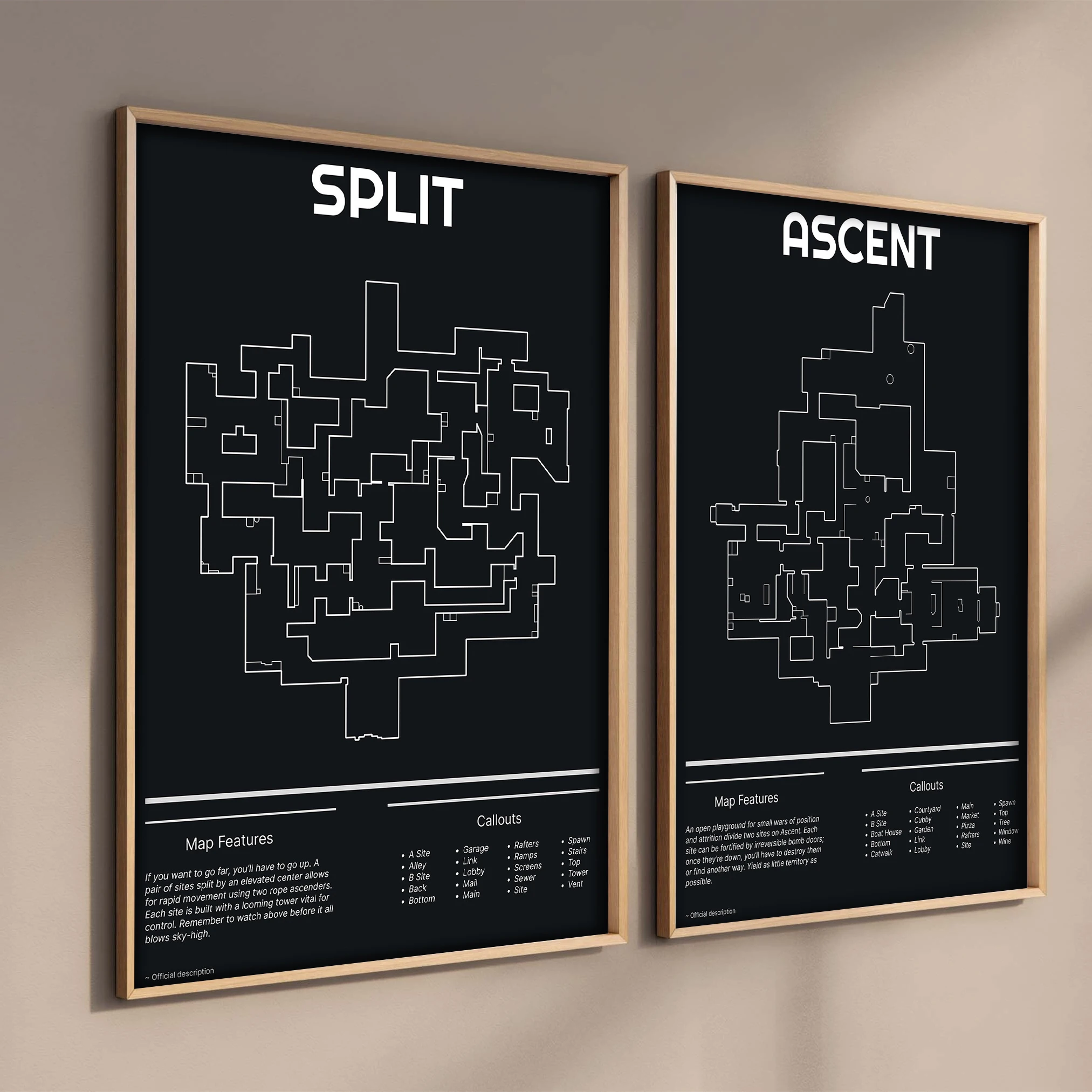 Esports Gaming Poster - Póster Artístico de pared con mapa