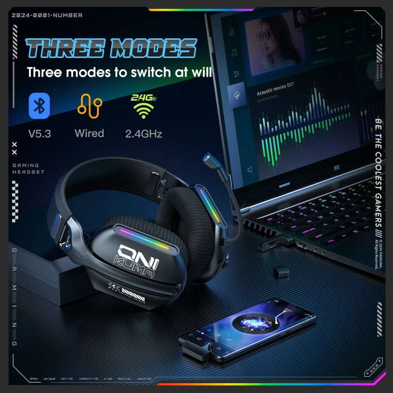 ONIKUMA GT808 Auriculares inal - Esports Gaming Headphones reseña y precio