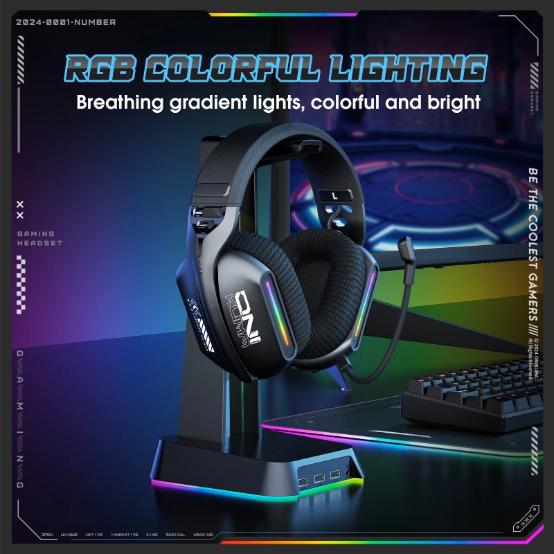 ONIKUMA GT808 Auriculares inal - Esports Gaming Headphones reseña y precio