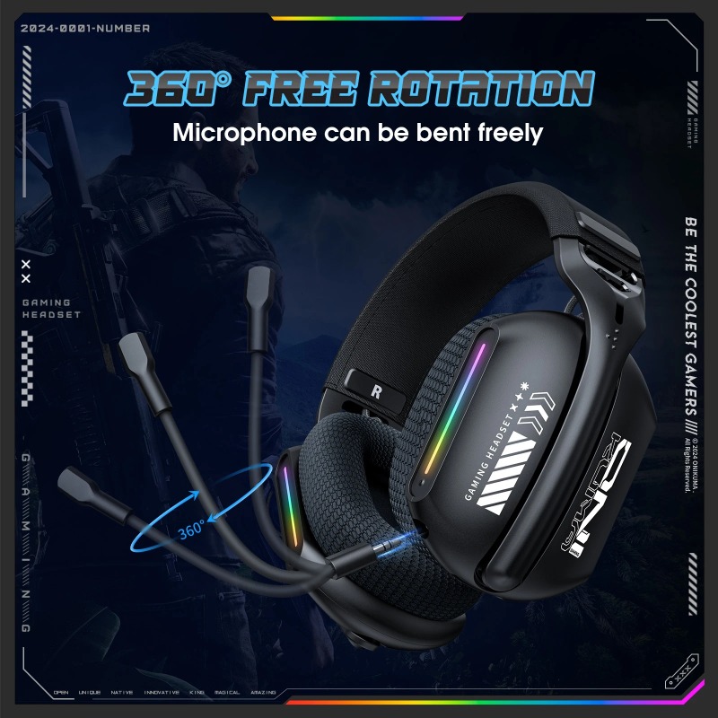 ONIKUMA GT808 Auriculares inal - Esports Gaming Headphones reseña y precio