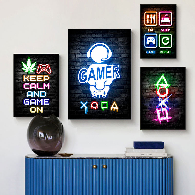 Pósteres de Lona con Diseño de - Esports Gaming Poster reseña y precio