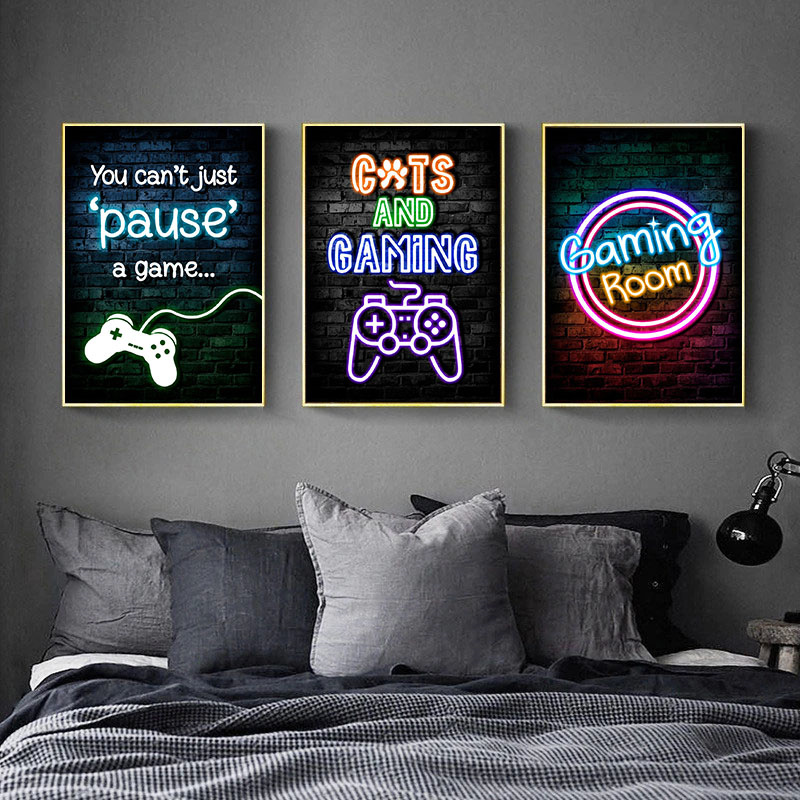 Pósteres de Lona con Diseño de - Esports Gaming Poster reseña y precio