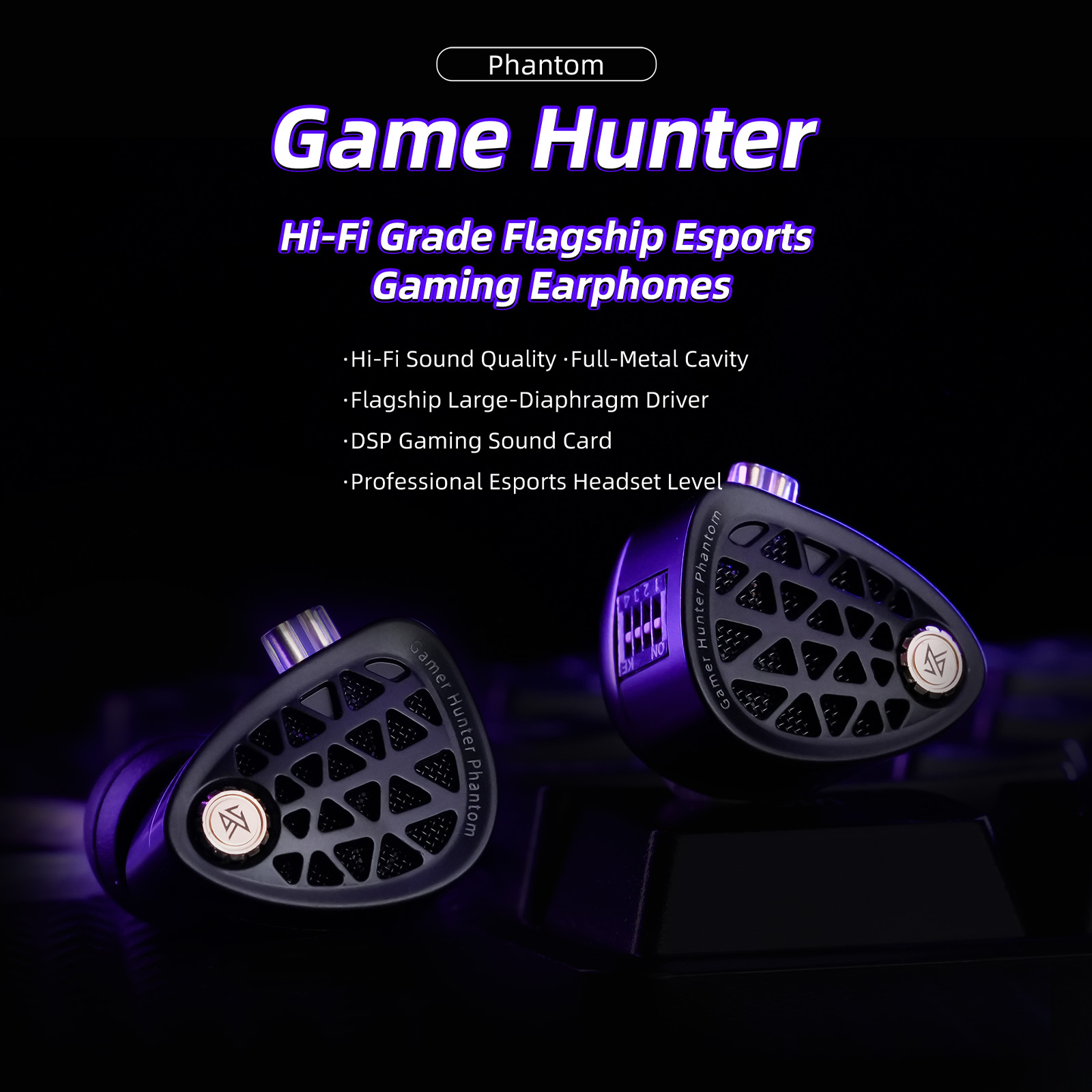 Auriculares KZ Phantom HiFi de - Esports Gaming Monitor reseña y precio