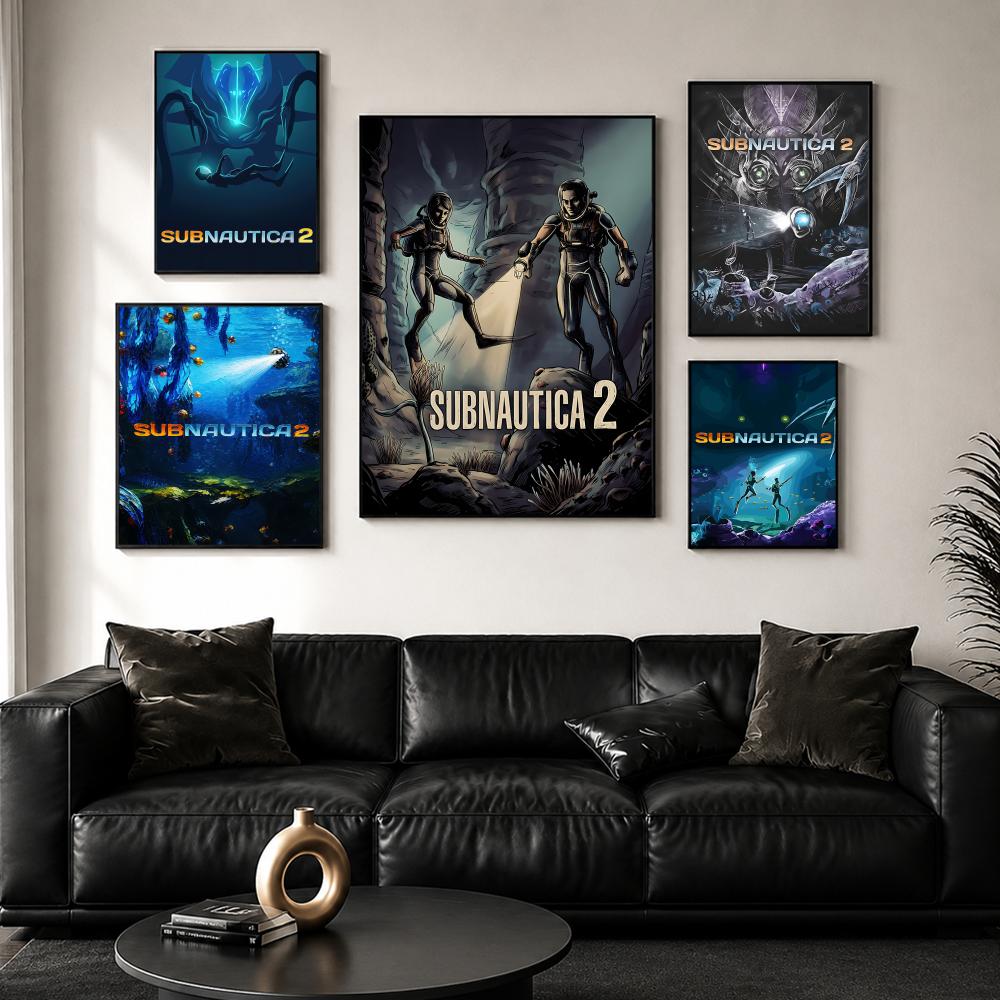 Póster S-SubnauticaS 2 HD, dec - Esports Gaming Poster reseña y precio