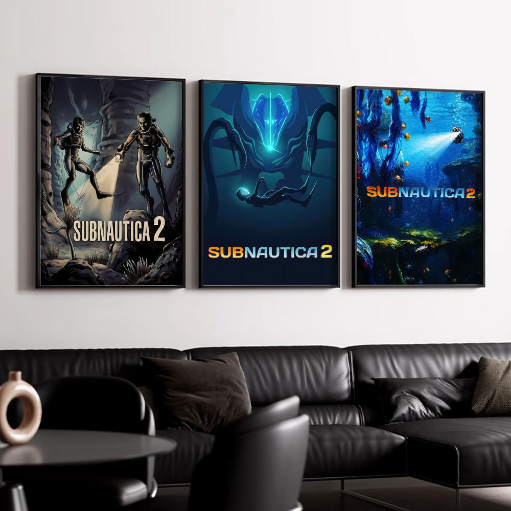 Póster S-SubnauticaS 2 HD, dec - Esports Gaming Poster reseña y precio