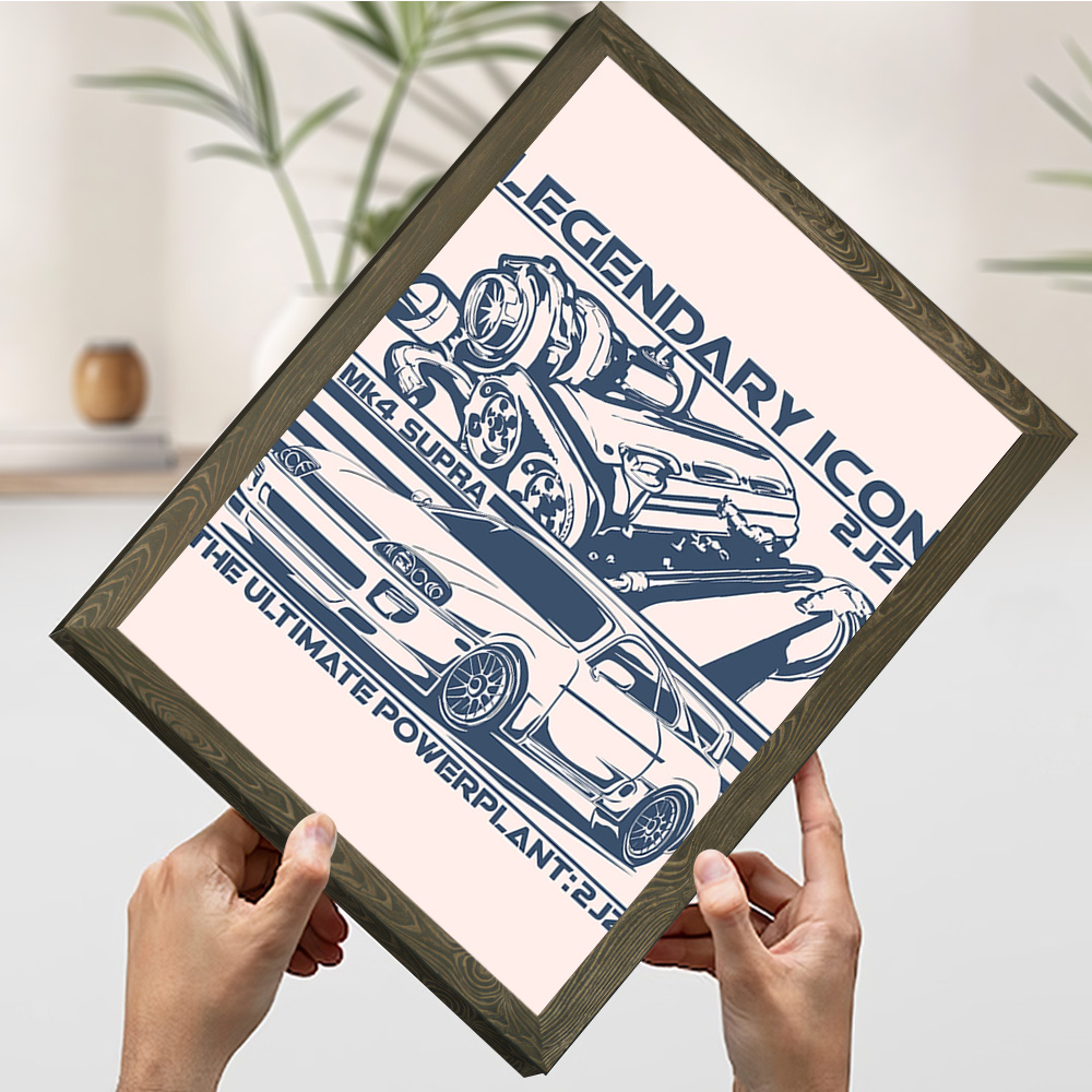 MK4 coche deportivo 2JZ, póste - Esports Gaming Poster reseña y precio