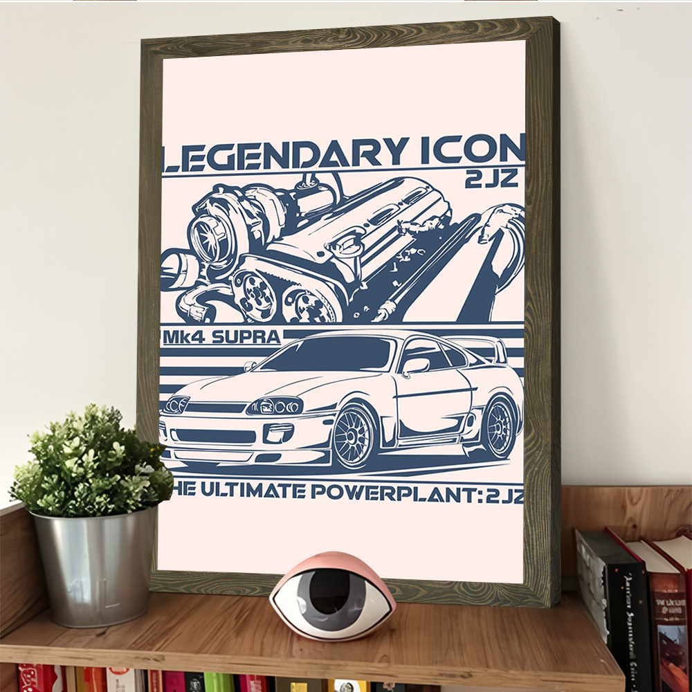 MK4 coche deportivo 2JZ, póste - Esports Gaming Poster reseña y precio
