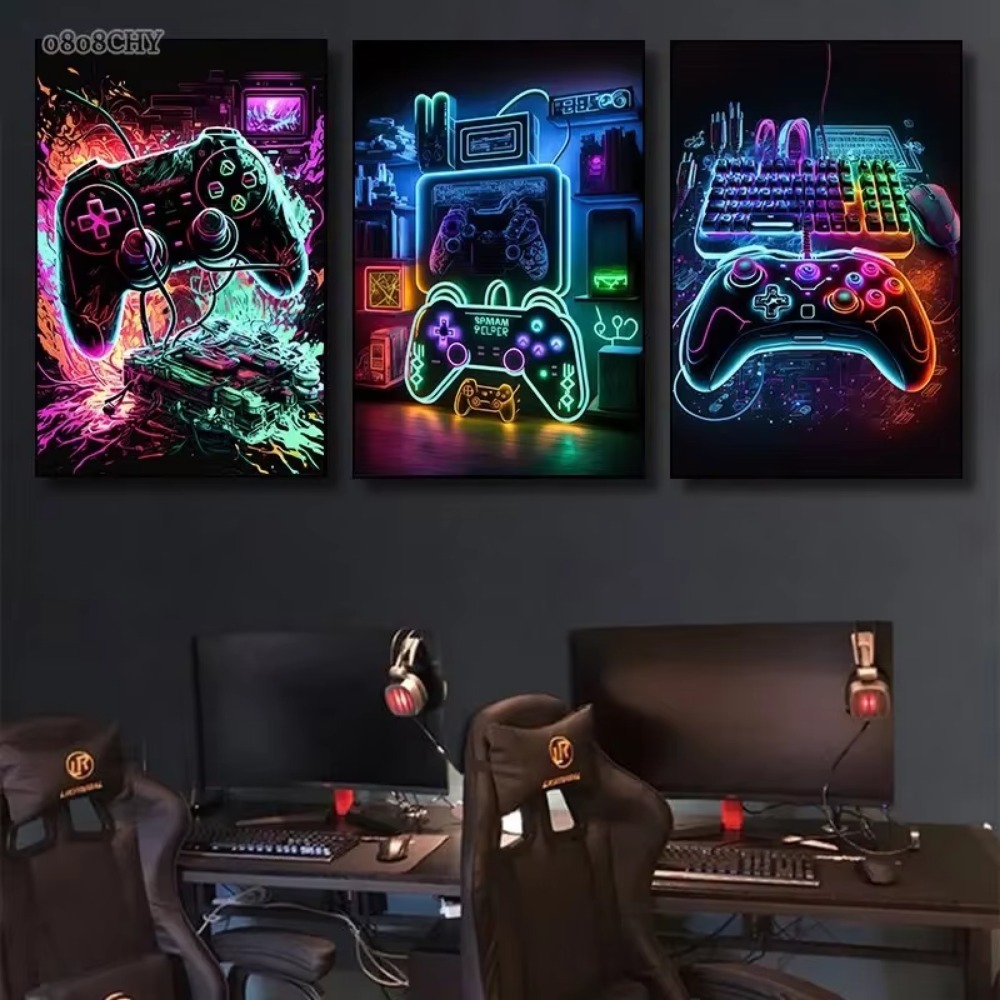 Pinturas en lienzo de juego de - Esports Gaming Poster reseña y precio