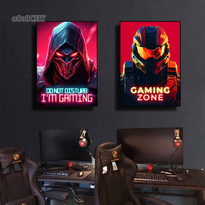 Dragon Assassin-armadura espac - Esports Gaming Poster reseña y precio