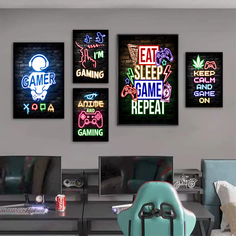 1 Pieza de Lienzo sin Marco co - Esports Gaming Poster reseña y precio