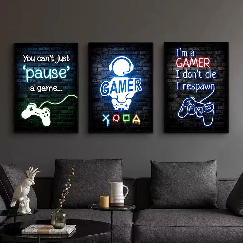 1 Pieza de Lienzo sin Marco co - Esports Gaming Poster reseña y precio