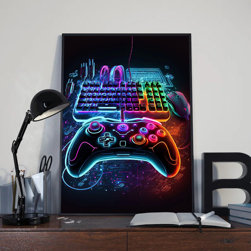 Neon Pop Cool Gaming cuadro so - Esports Gaming Poster reseña y precio