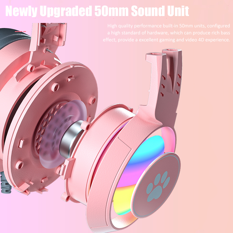 Auriculares con orejas de gato - Esports Gaming Headphones reseña y precio